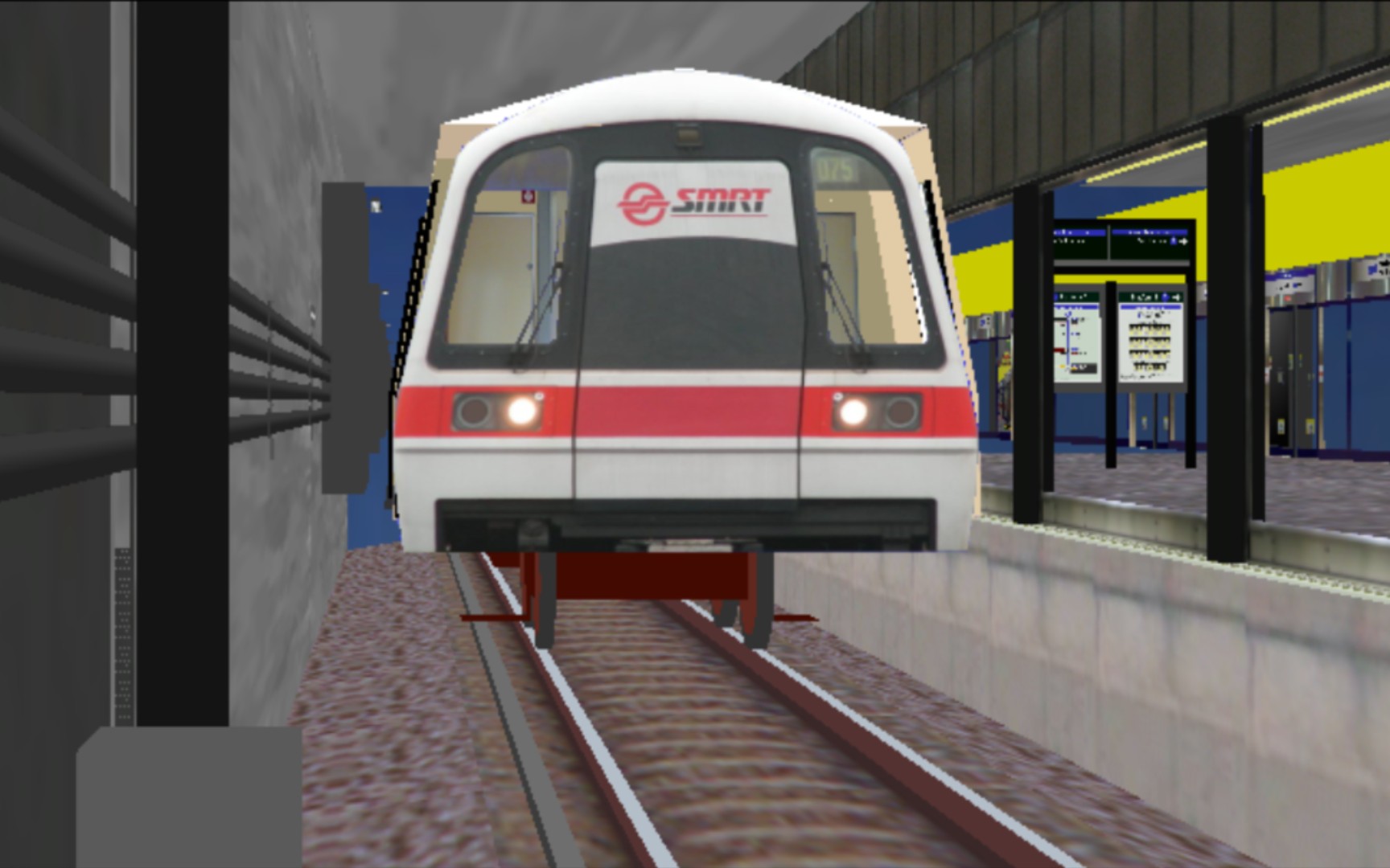 (重制)【hmmsim2 前方展望pov 第318期】新加坡地铁机场快线(虚拟线路