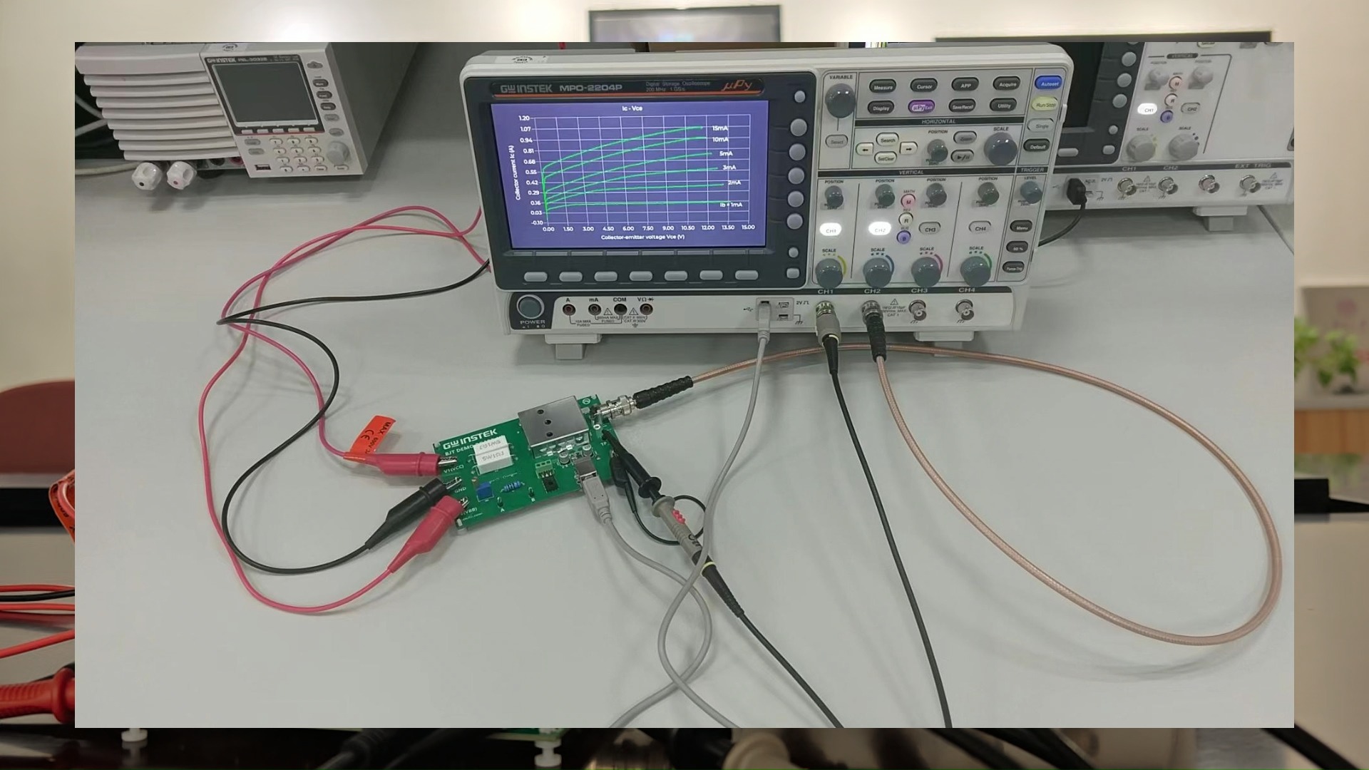 固纬电子|示波器|MPO|BJT测试新板哔哩哔哩bilibili