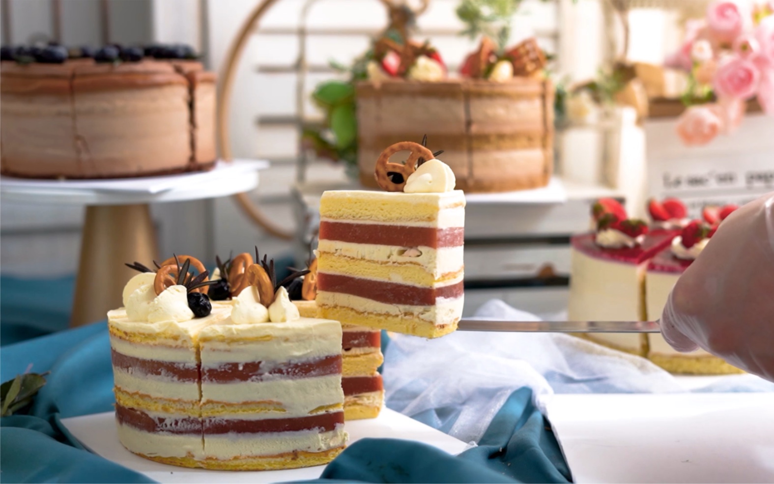 首尔风切块蛋糕!