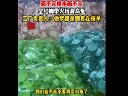 Download Video: 全红婵在珠海长隆擦乌龟背被关注并带火小乌龟玩具市场。厂家老板亲自感谢婵宝及粉丝并称将送礼物…