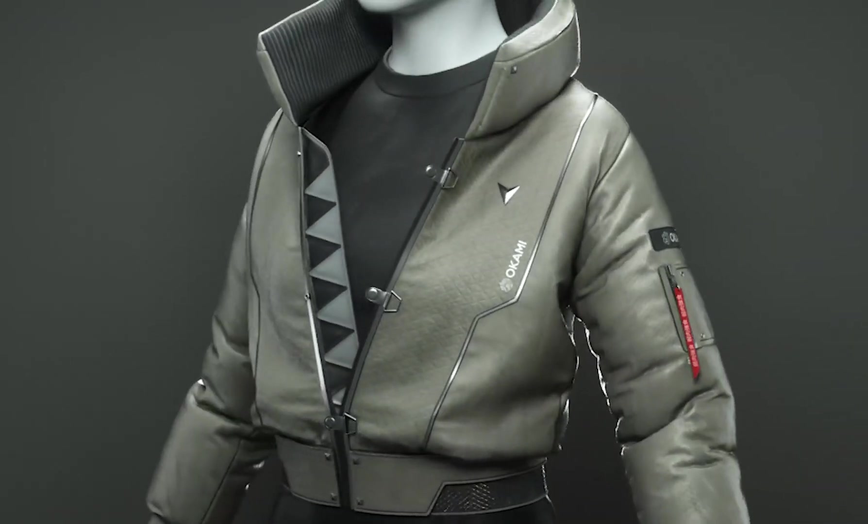 三维赛博朋克风格夹克衣服制作教程cyberpunk bomber jacket - 3d
