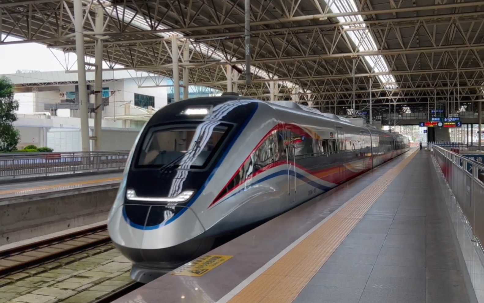 【中国铁道】【国铁】贵阳环状线,最美城际列车top2,crh3a-a贵阳站