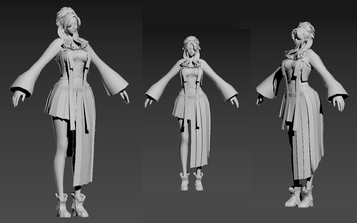 【王者荣耀】上官婉儿-游戏公司大佬教你人物建模的技巧可以这样做