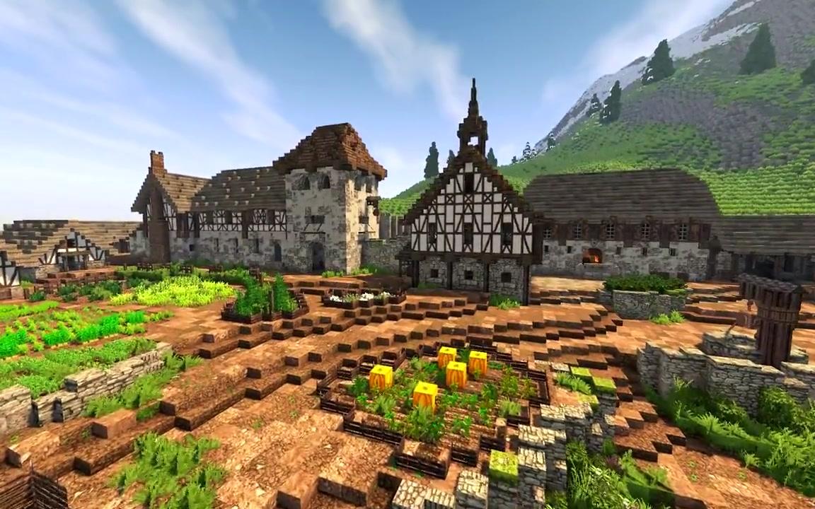 【talset333】中世纪早期修道院 minecraft _ early medieval