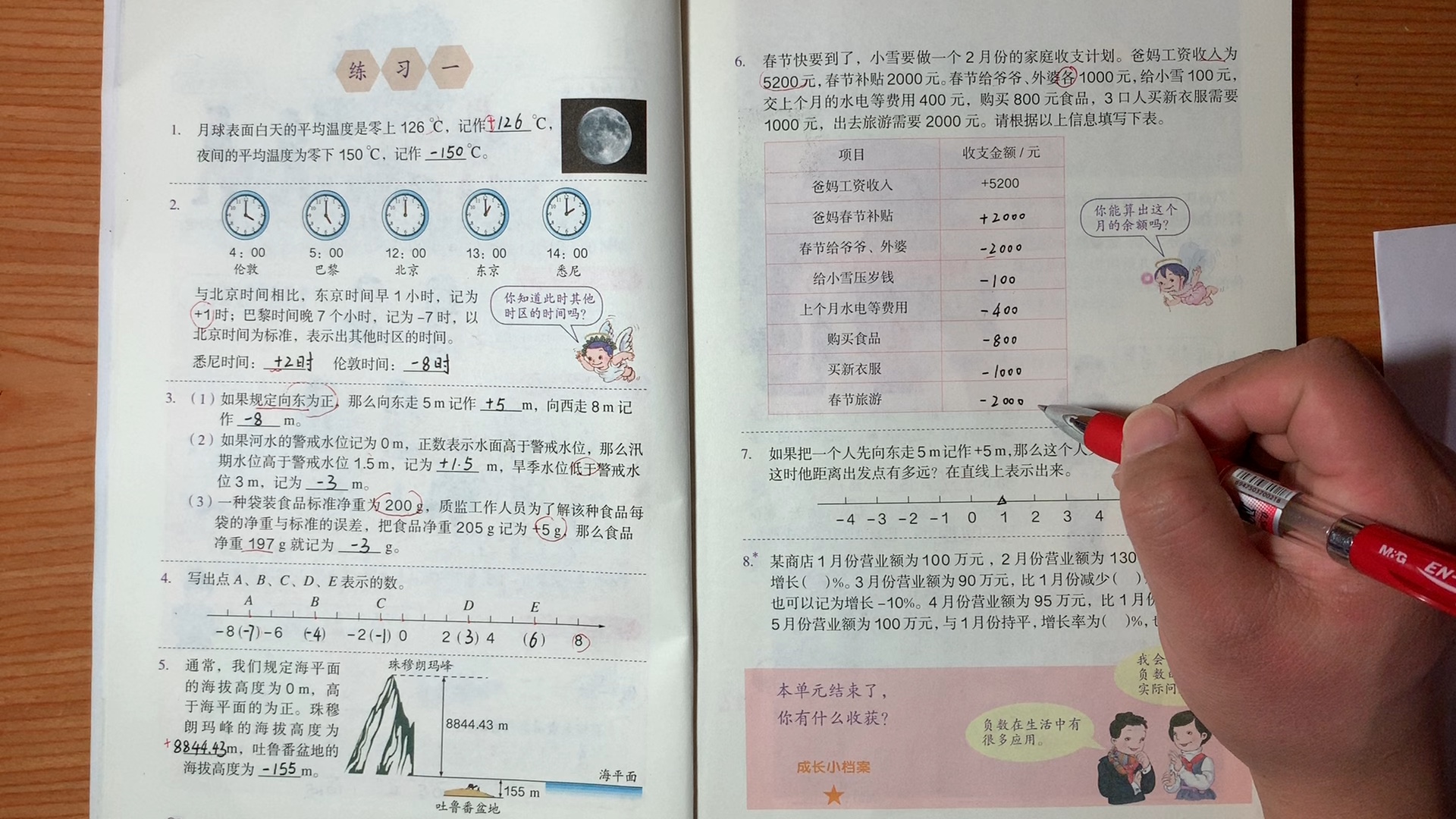 人教版小学六年级数学第一单元习题讲解哔哩哔哩bilibili