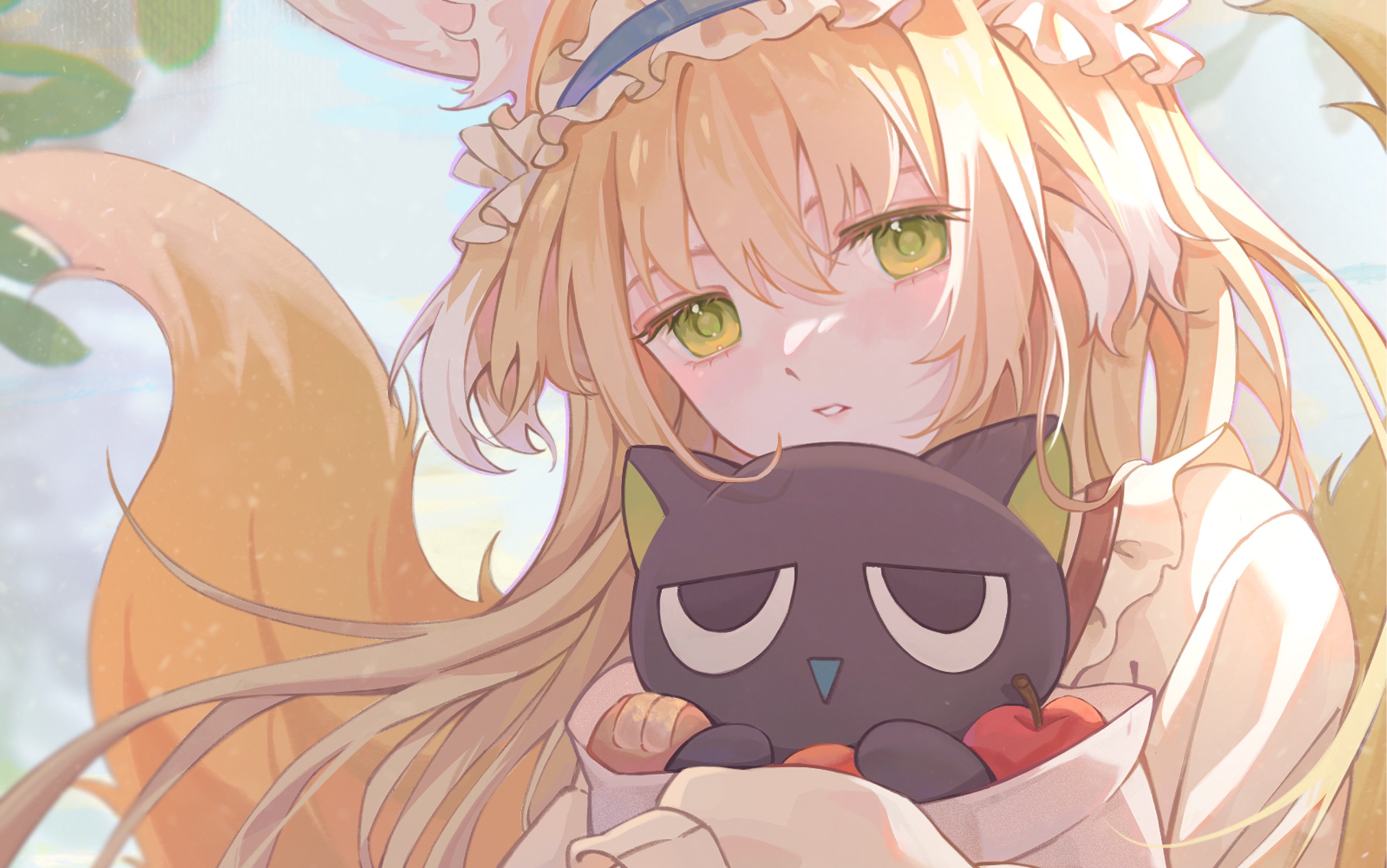 【绘画过程】铃兰:你也有罗小黑吗?