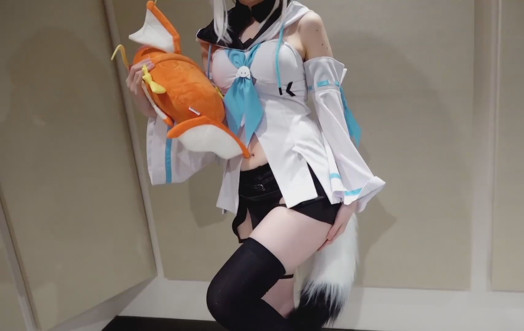 【1080p/cos系列】pan-piano:cosplay~白上吹雪