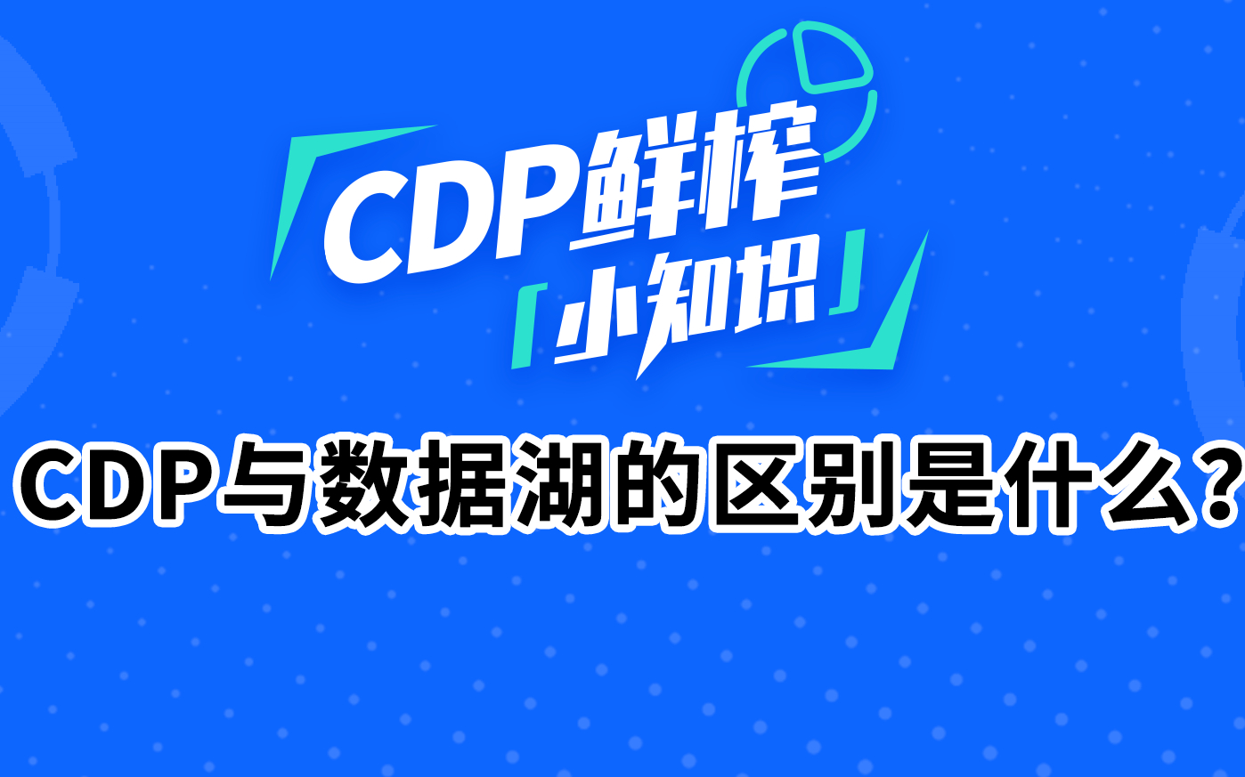 客户数据中台(CDP)知识科普:CDP和数据湖的区别是什么?哔哩哔哩bilibili