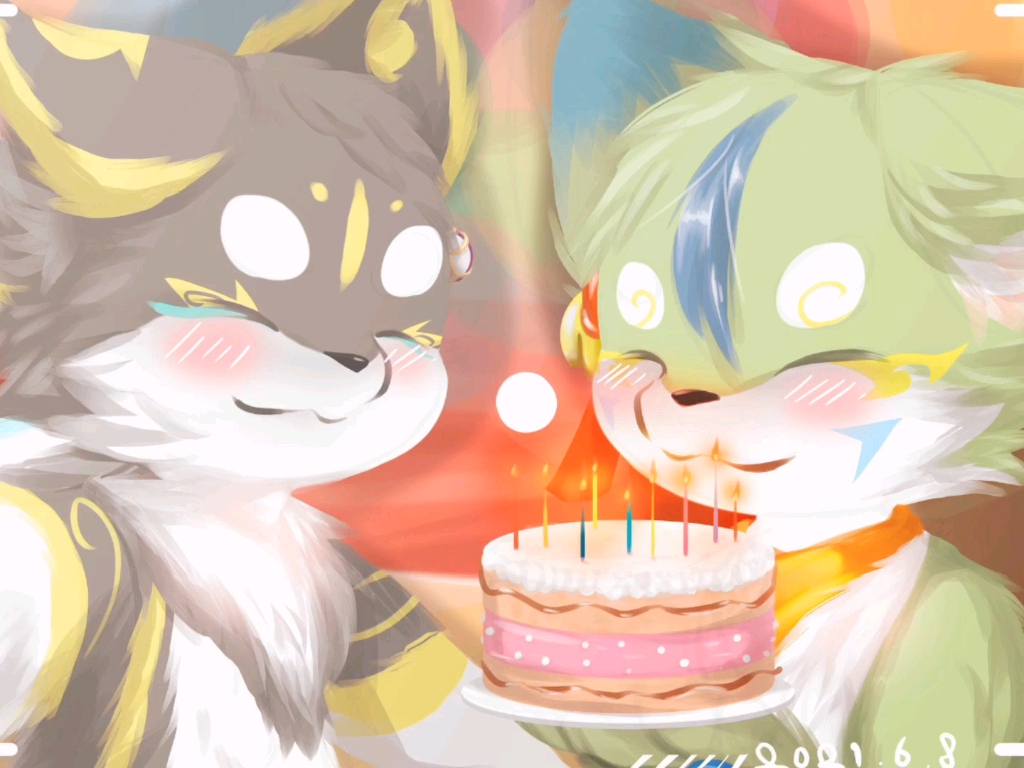 祝鹿野灸生日快乐 贺图