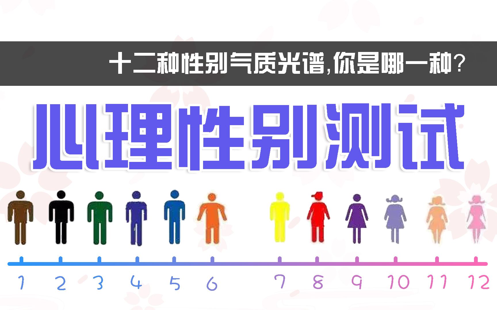 测一测你的心理性别是十二种性别光谱上的哪一种?【小丸酱】