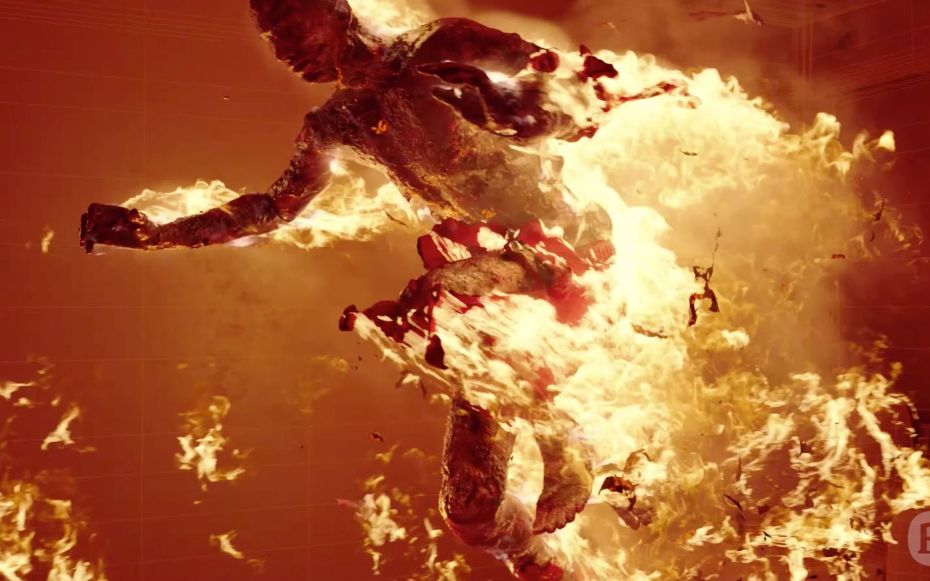 特效参考vfx reference-00042-怪兽撞击破碎,爆炸,身体燃烧