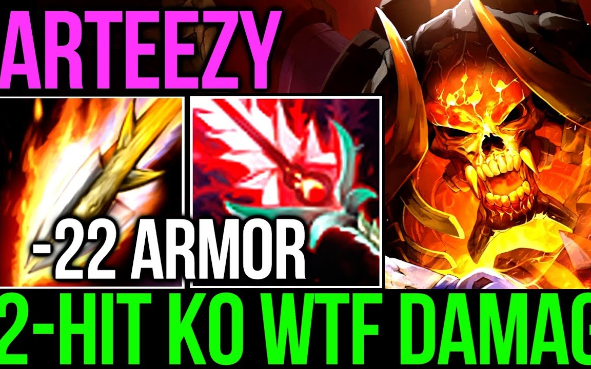 Arteezy【克林克兹】血棘!►惊人的伤害!!Dota2 7.06哔哩哔哩bilibili