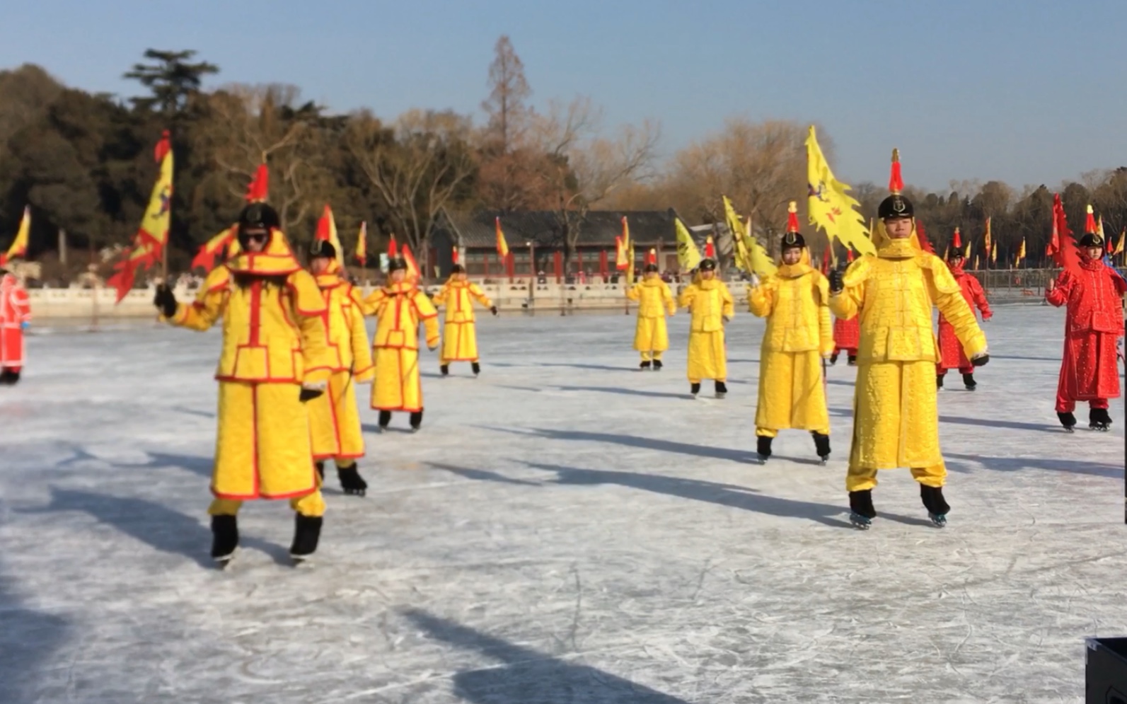 [图]【2020北京冰嬉】冰场上的皇帝视角