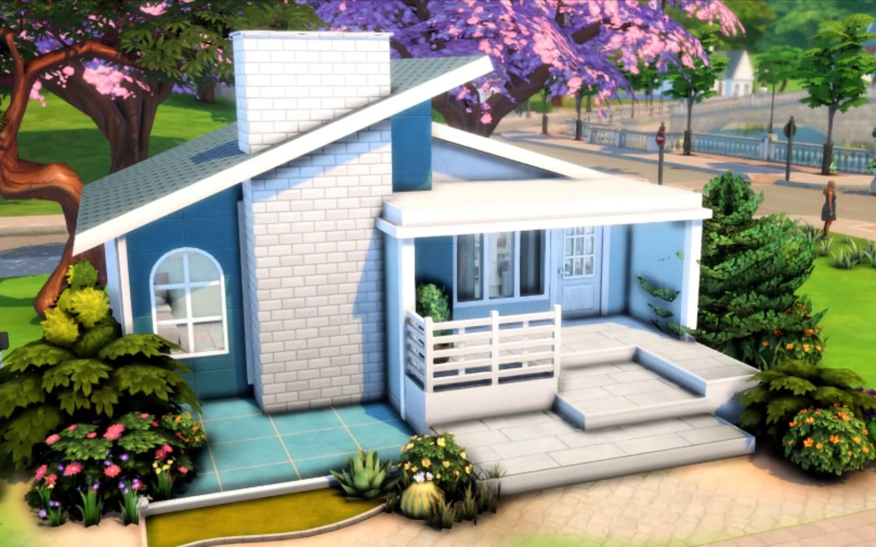 搬运模拟人生4房屋速建modernstarterhome