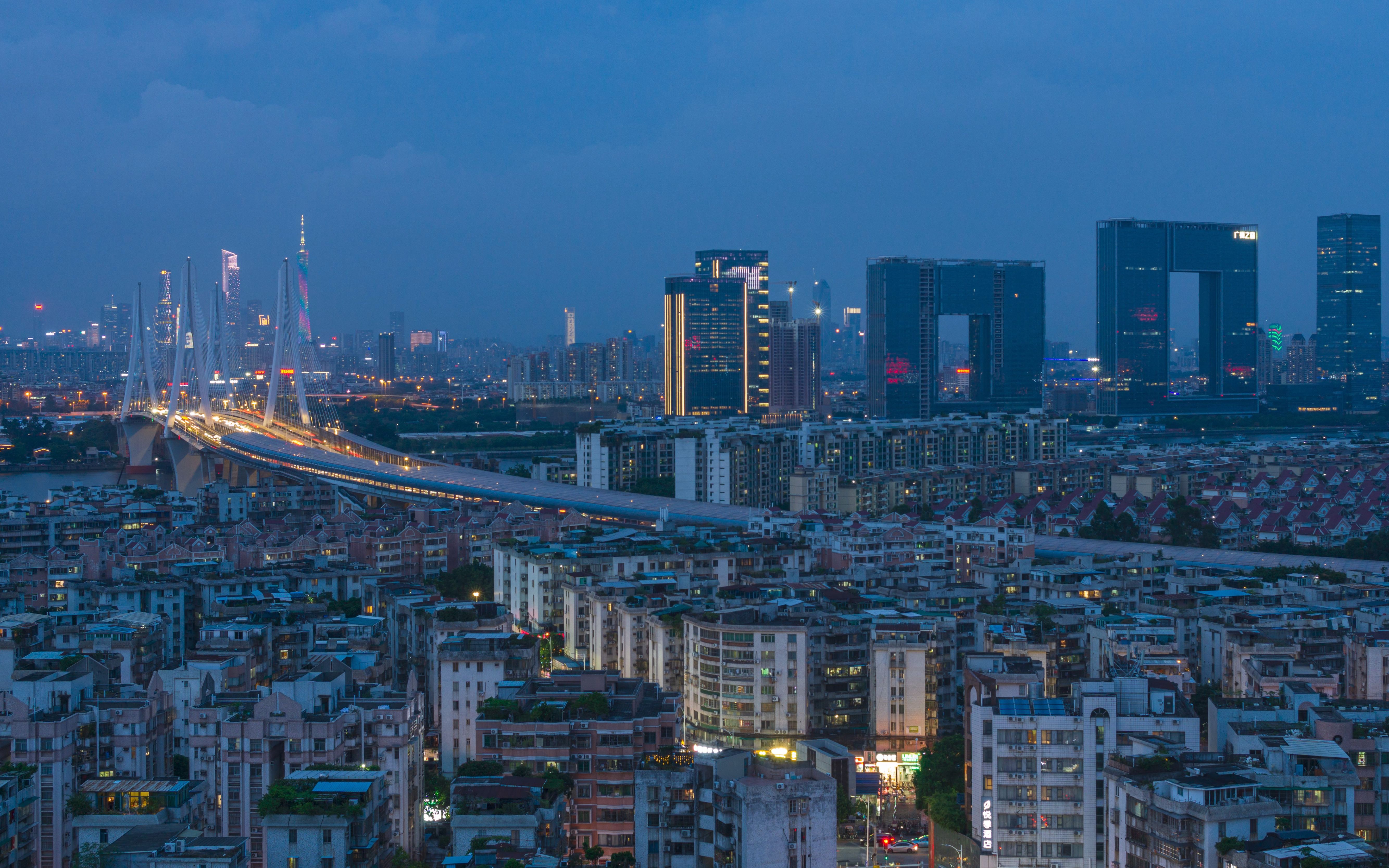 广州洛溪大桥|延时摄影