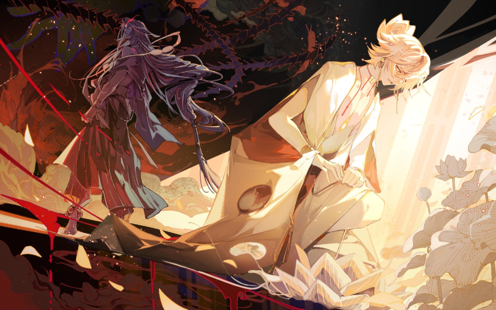 【阴阳师丨阿修罗×帝释天】再见了,我的阿修罗