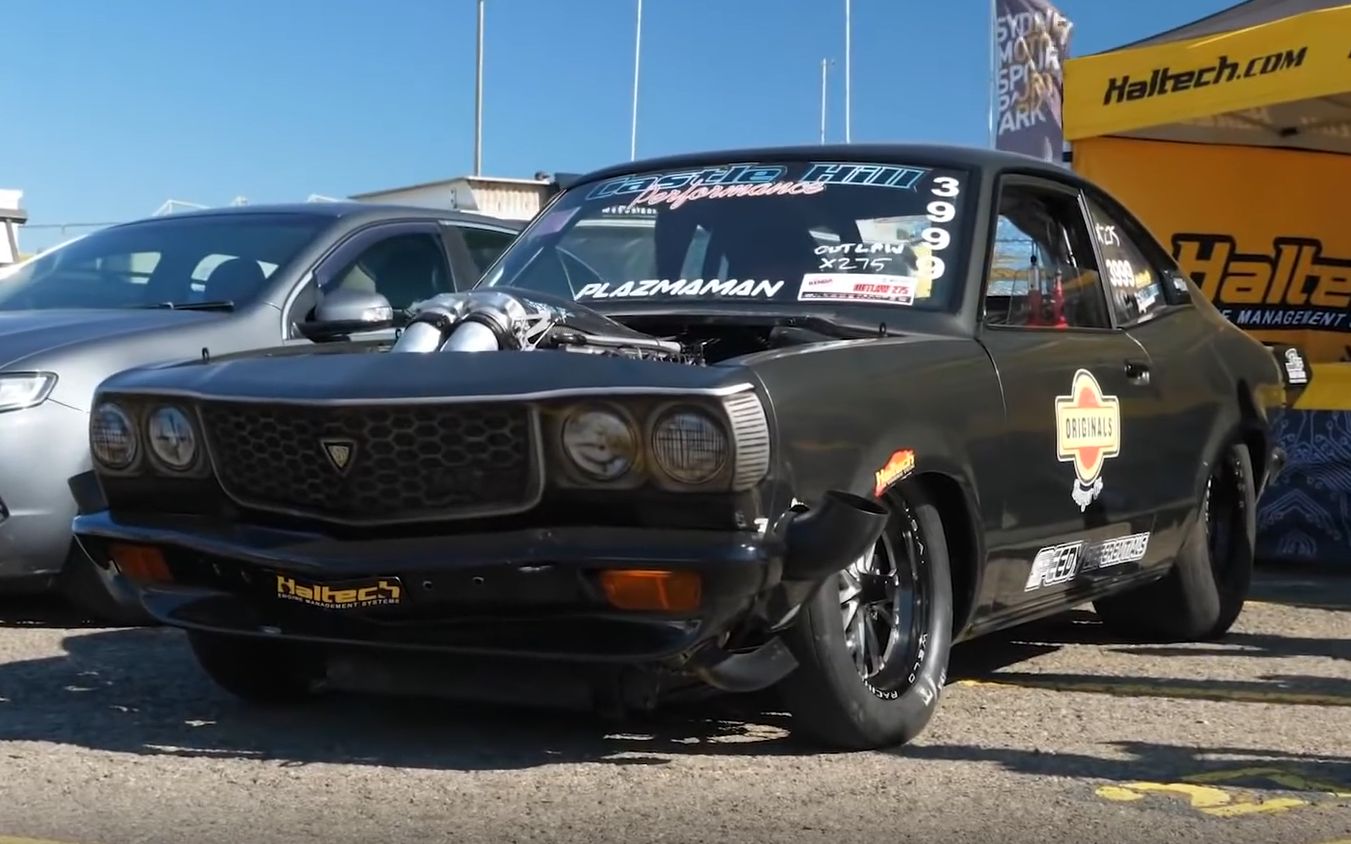 2l, 3000匹 马自达rx3 twin turbo big block v8 [tech tour]_哔哩