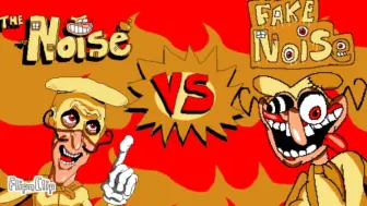 Descargar video: [Pizza tower] Noise vs Fake Noise fan made animated