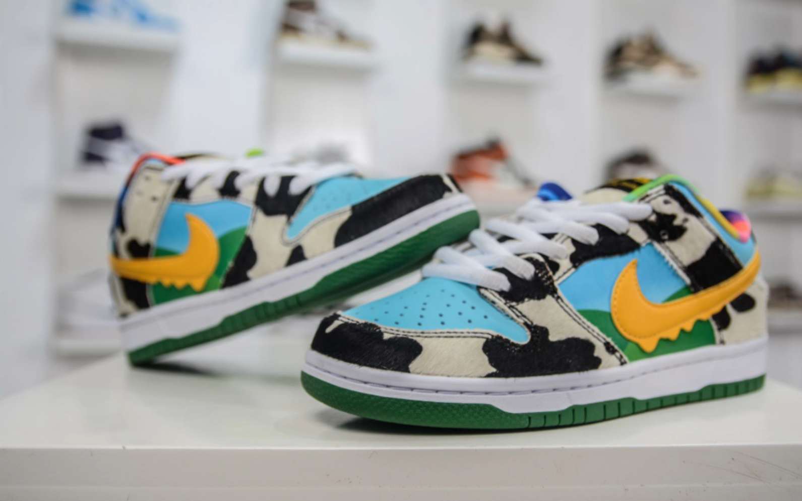 「潮流实拍」 nike dunk low ben jerrys 联名 sb 牛奶冰淇淋