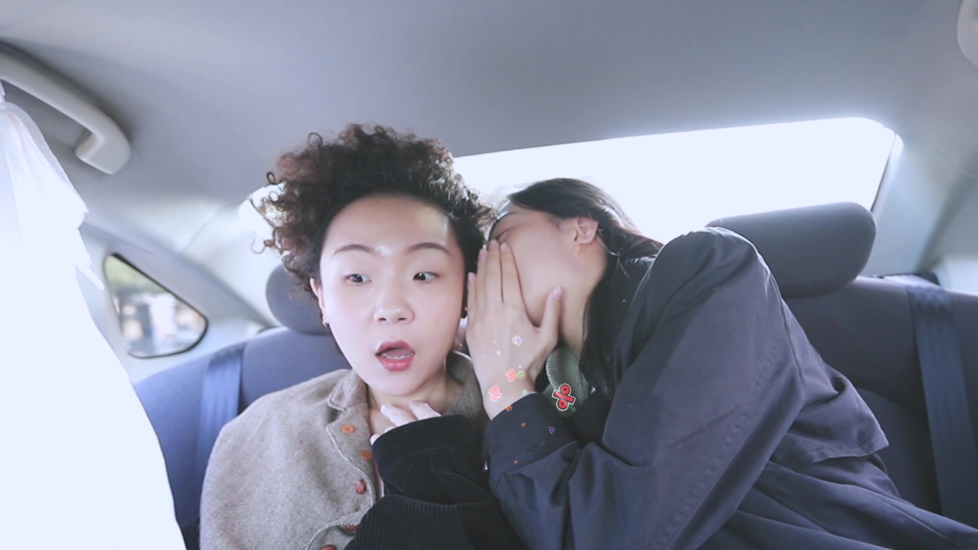 张钰王清拍摄花絮上