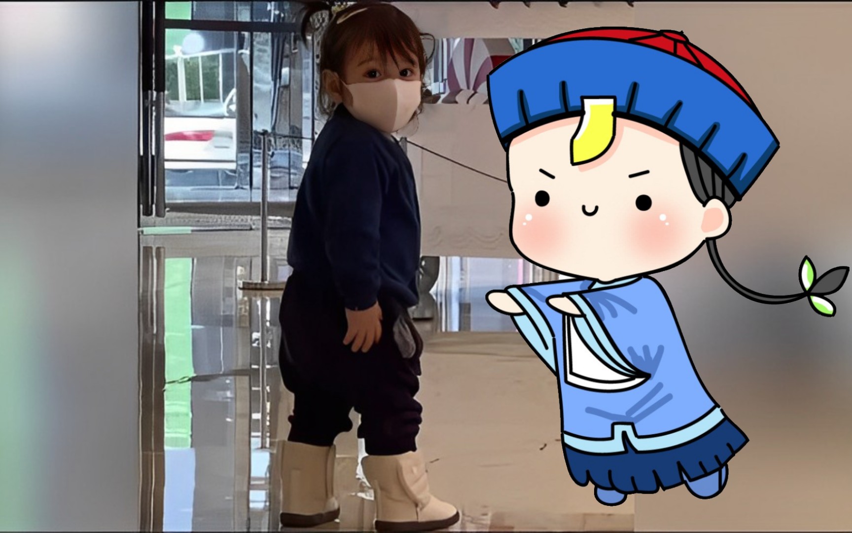 刚学会走路的啾啾简直是真人版"小僵尸"啦08真的是什么都懂哎