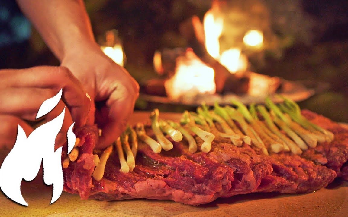 德国烤肉老哥:巨无霸肉卷 流心芝士面包