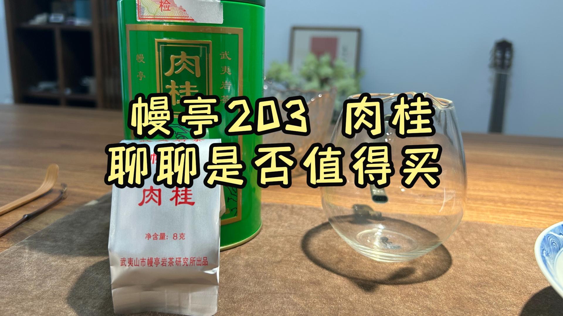 比较火的岩茶品牌(幔亭),有点小贵的203系列表现如何?是否值得尝试?哔哩哔哩bilibili