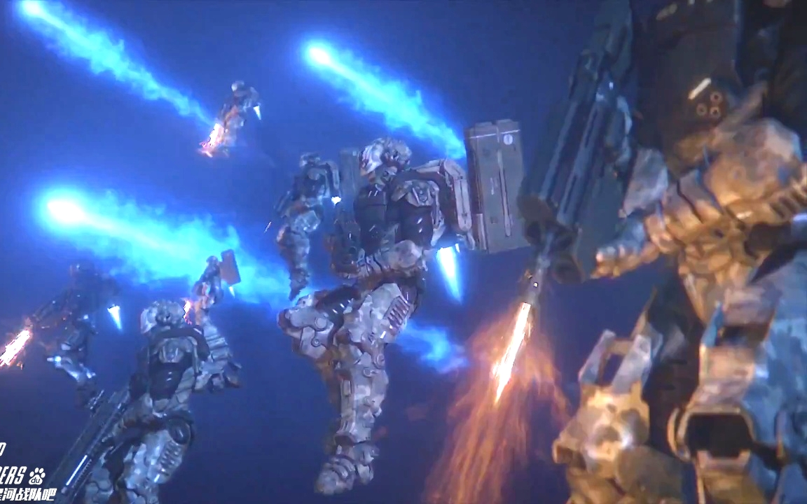 星河战队演员陪粉丝看星河战队电影星船伞兵星河舰队