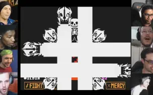 Download Video: 【UNDERTALE】当众主播初见SANS的攻击...