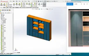 Download Video: solidworks家具教程板式家具定制家具