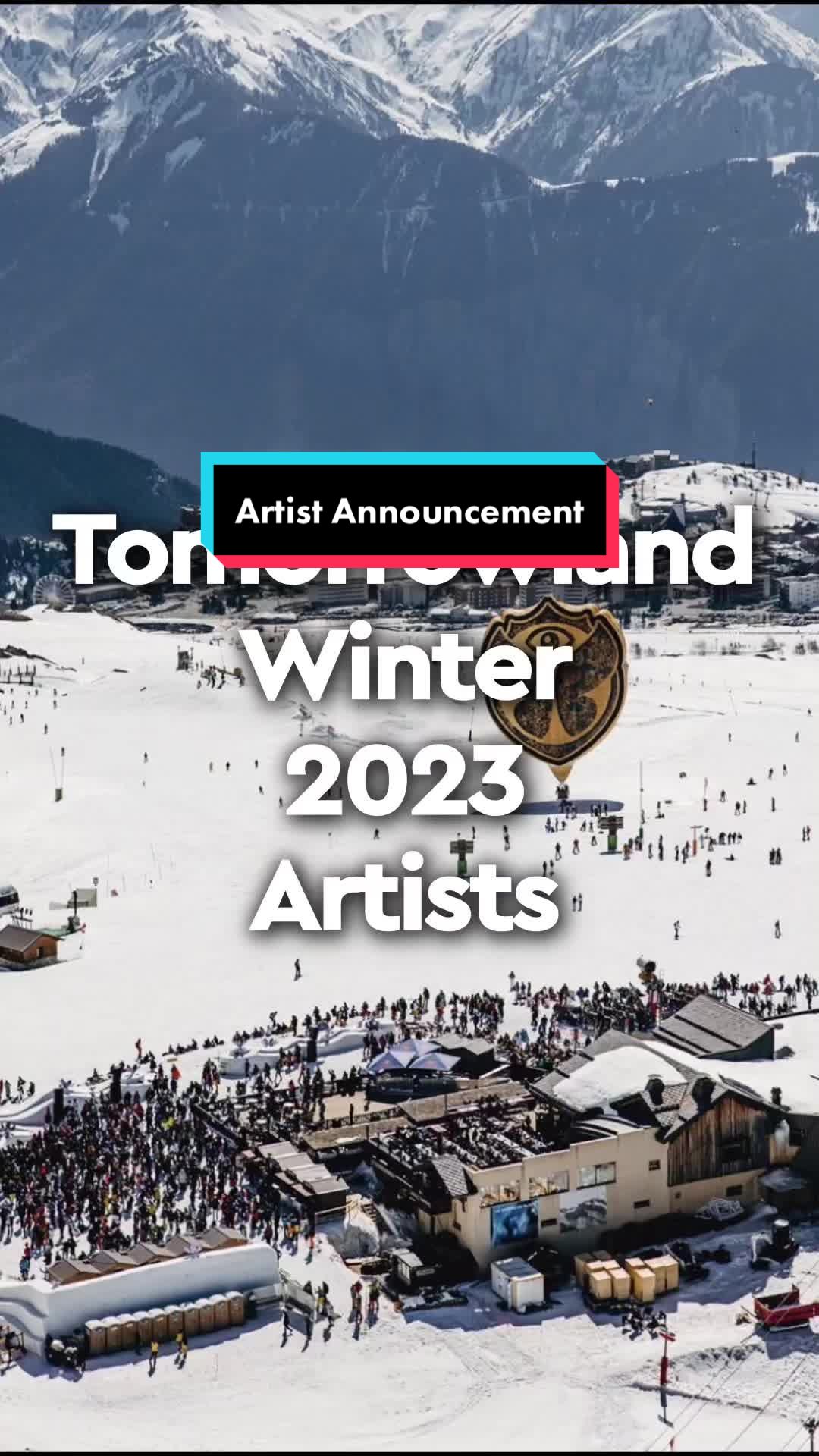 tomorrowland冬季2023的第一批艺术家