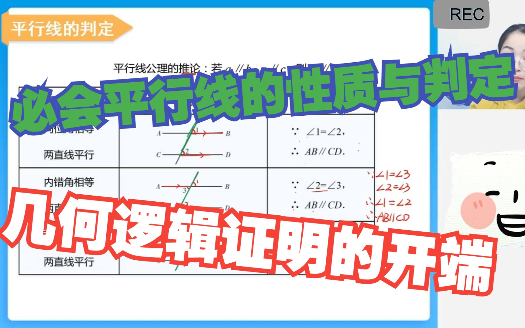 七年级下 数学人教版 预习2【平行线的性质与判定】哔哩哔哩bilibili