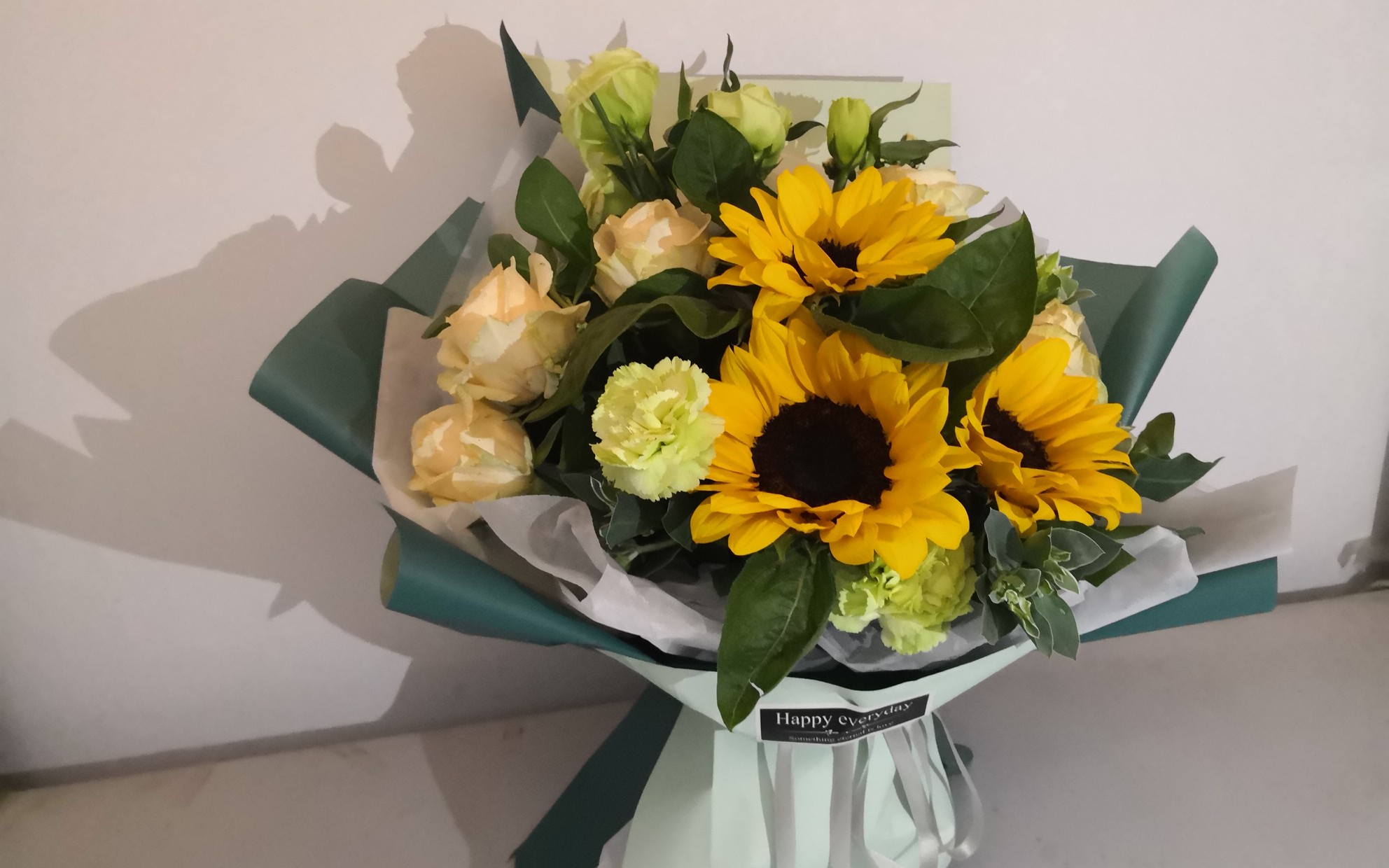 向日葵毕业捧花美美哒
