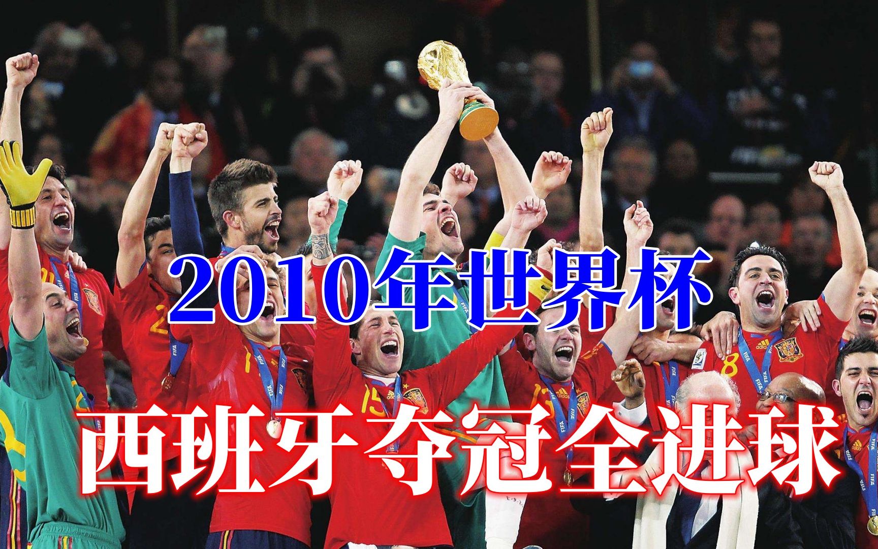 2010年世界杯西班牙夺冠全进球,成就一代足球王朝哔哩哔哩bilibili