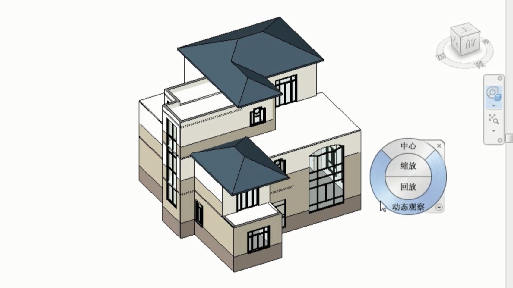 小别墅revit三维建模教程 bim别墅设计建模图纸绘制全套