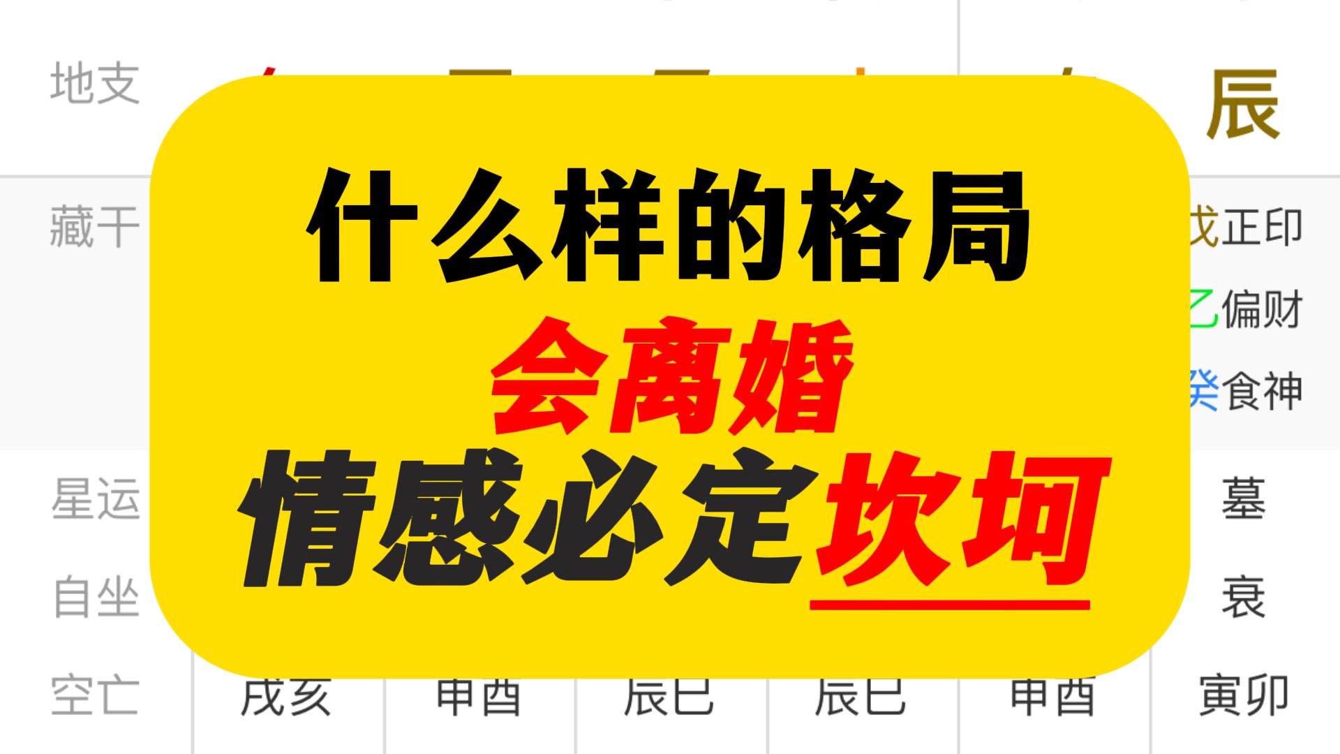 二婚命的八字是什么样的?快来看看你的盘会不会二婚!哔哩哔哩bilibili