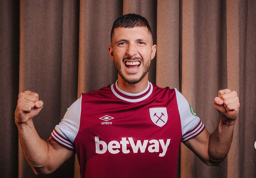 官宣:圭多自由加盟西汉姆联,2024年8月6日.