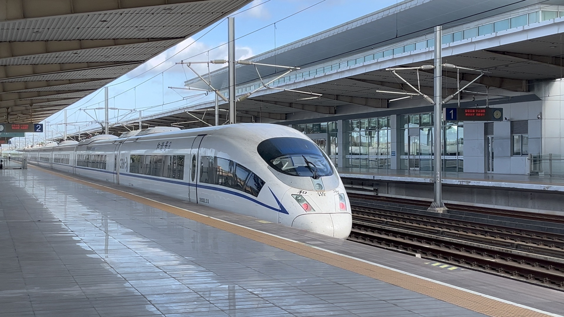 crh380bl南翔北出站 内含vvvf