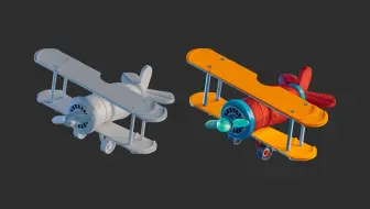 【3Dmax教程】简单小飞机3D建模，适合零基础的小案例