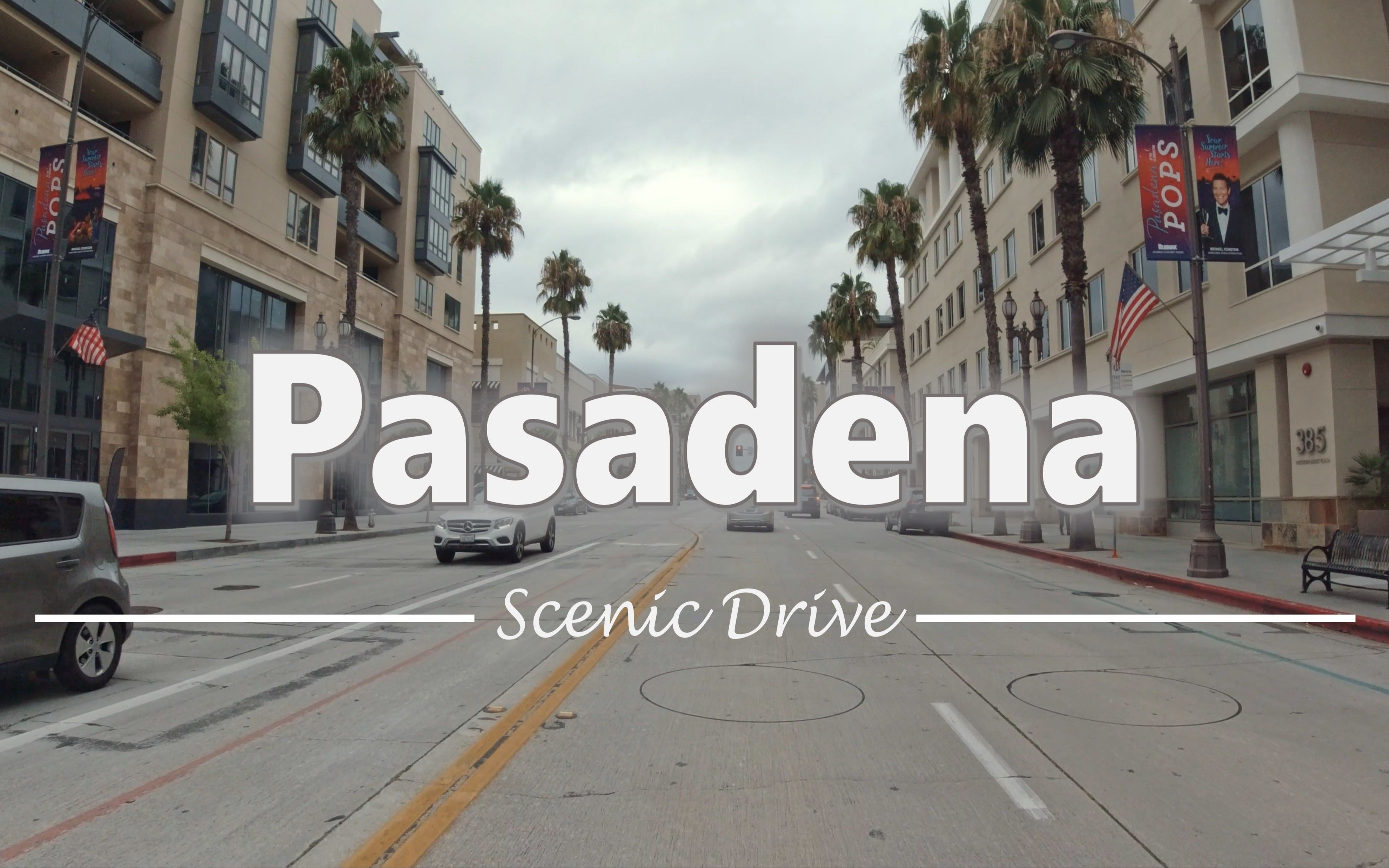 帕萨迪纳,加州 Driving in Pasadena, California  行车旅游Vlog哔哩哔哩bilibili