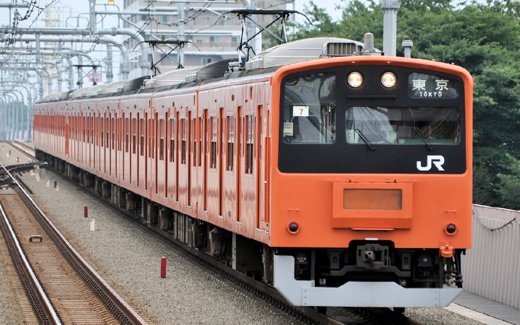 电车gopocket中央线篇 三鹰-高尾 201系快速