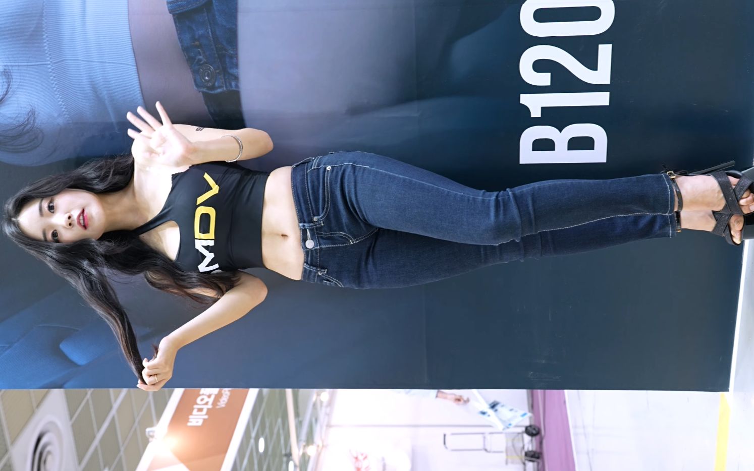 4k 牛仔裤后背女神 洪智恩 2022 p&i