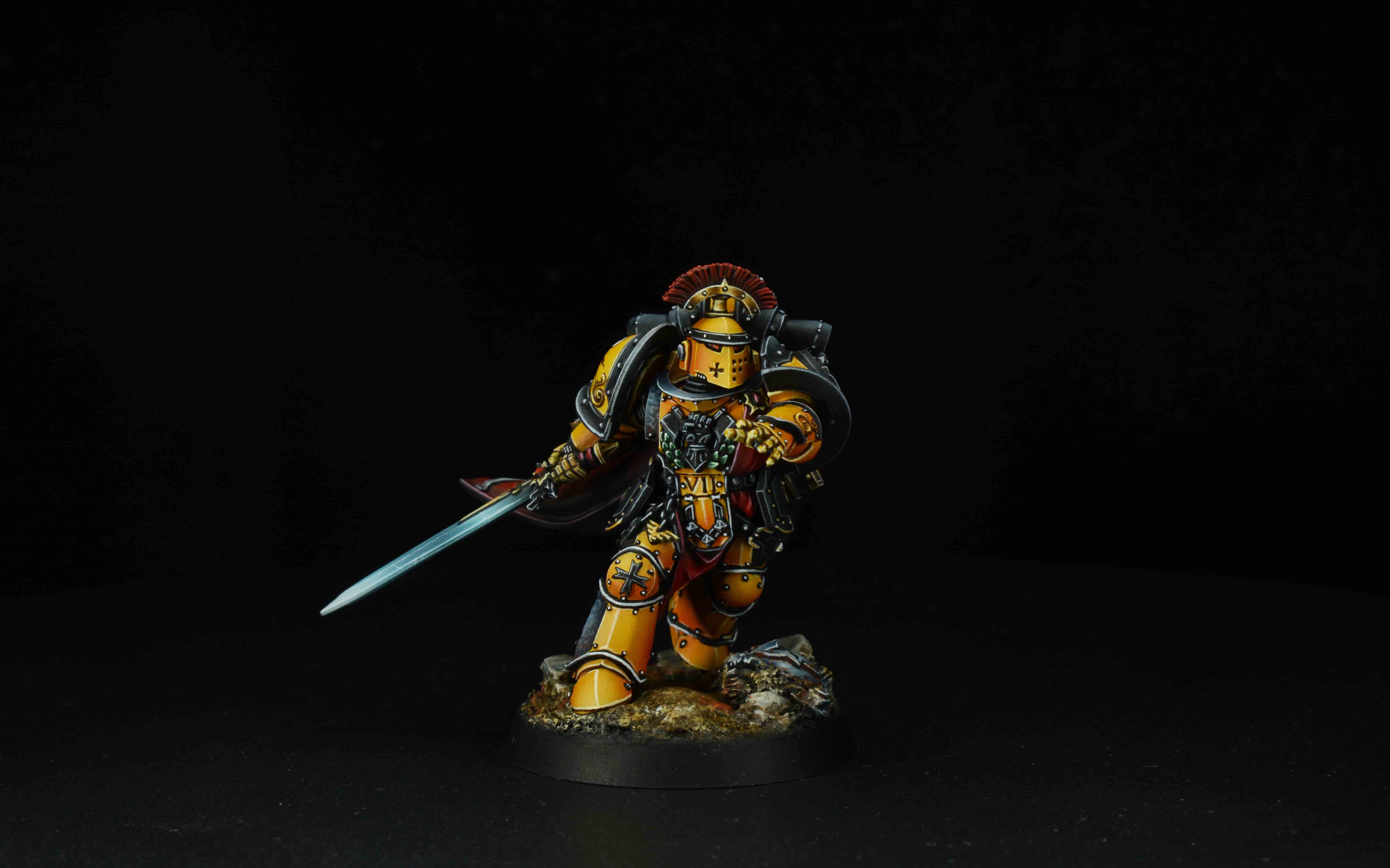 战锤 荷鲁斯之乱 帝国之拳mk3执政官 成品展示