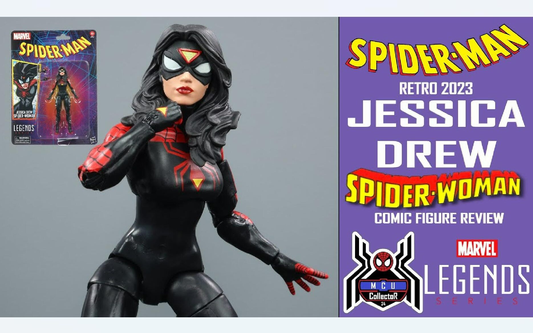 marvel legends 杰西卡·德鲁 蜘蛛女侠 蜘蛛侠 comic 2023 复古挂卡