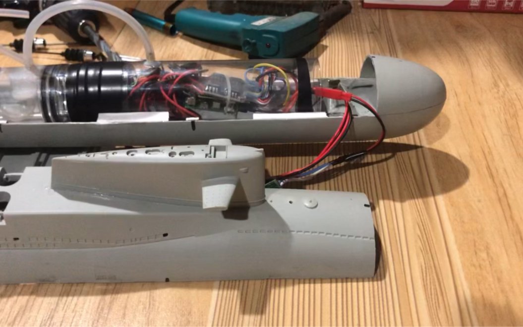 rc遥控潜艇 中国海军092潜艇 建造中