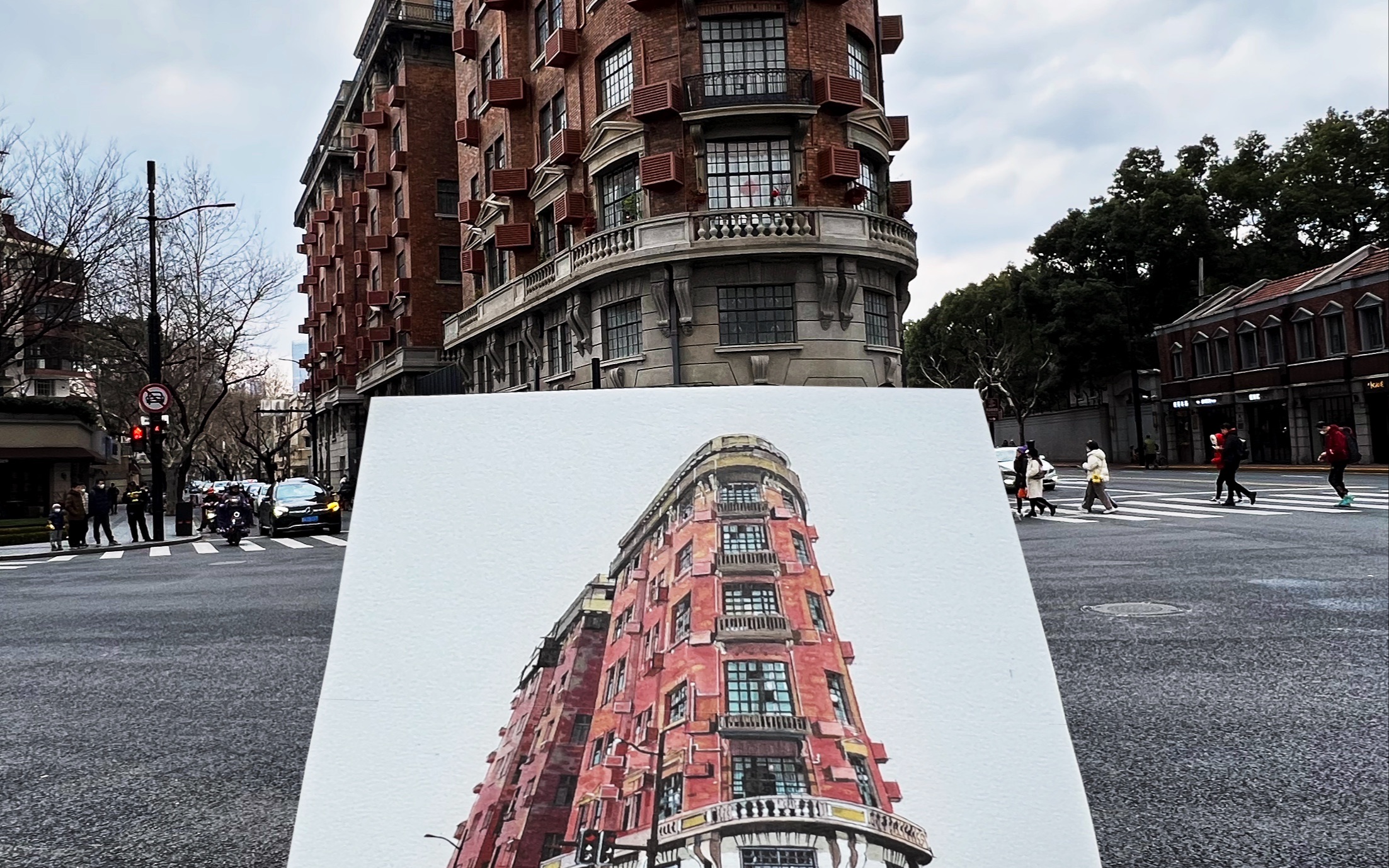 活动  马克笔建筑手绘,三分钟解锁武康大楼,细节满满