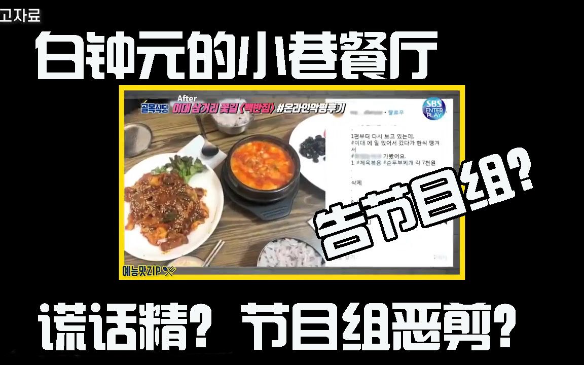 【cc字幕】家常菜辣炒猪肉店探店 白钟元的小巷餐厅