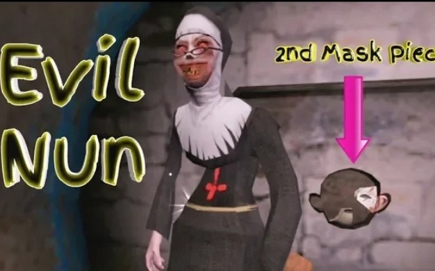 鬼修女evilnun恐怖游戏游戏彩蛋第二片面具碎片