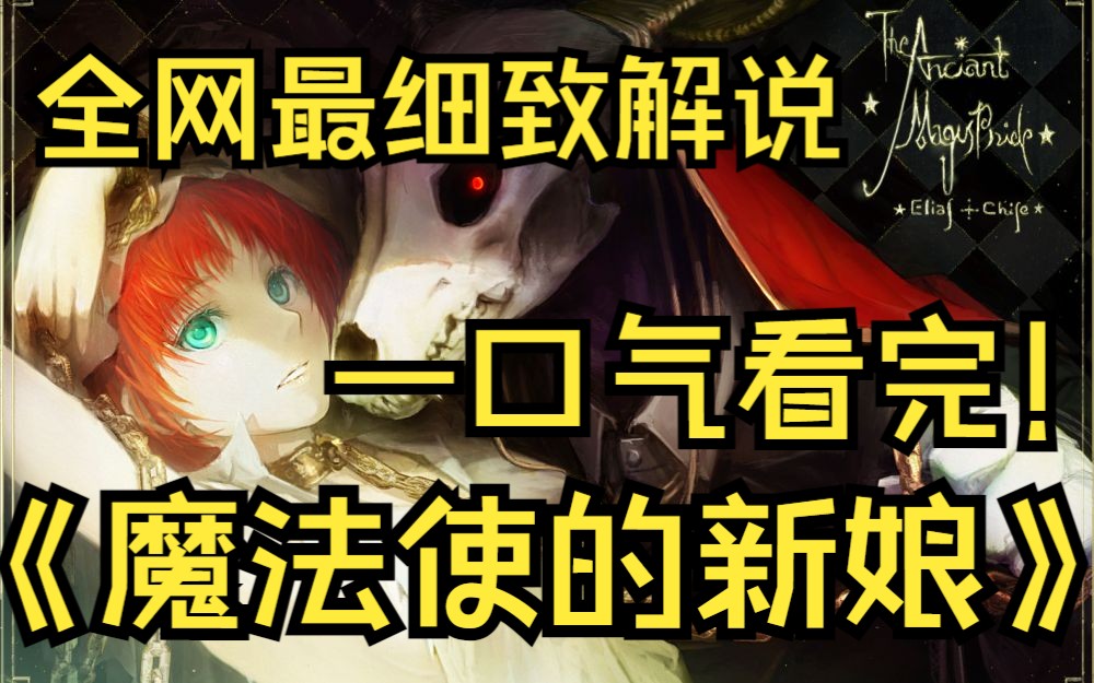 [图]一口气看完2K画质《魔法使的新娘》一个拥有夜之爱子体质的女孩和一个非人非妖精非精灵的魔法使之间发生的故事！