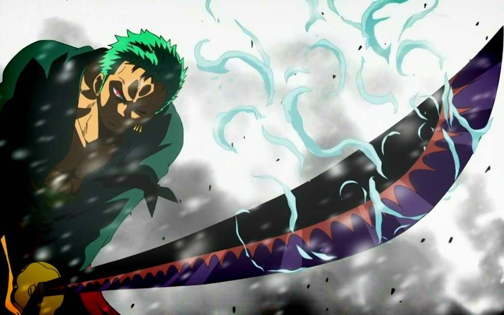 罗罗诺亚索隆当你发现不是我对手的时候就应该立刻逃跑